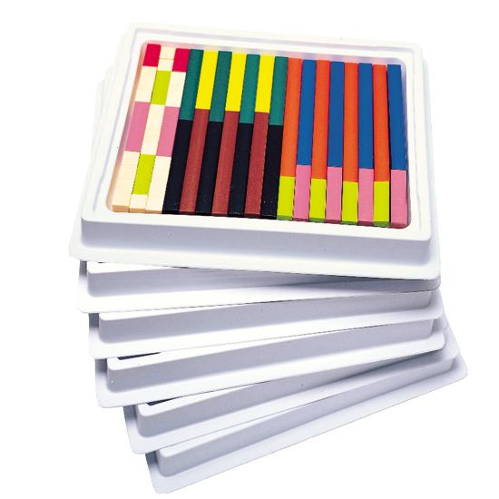 Picture of Learning Resources Connecting Cuisenaire Rods Introduction Sets, Assorted Colors, Grades Pre-K - 9, Pack Of 6