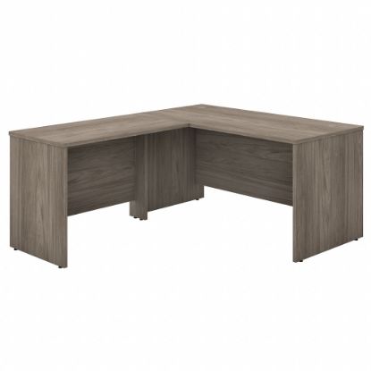 Picture of Bush Business Furniture Studio C 60inW L-Shaped Corner Desk With Return, Modern Hickory, Standard Delivery