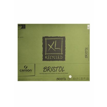 Picture of Canson XL Bristol Pad, 19in x 24in, 30% Recycled, Pad Of 25 Sheets