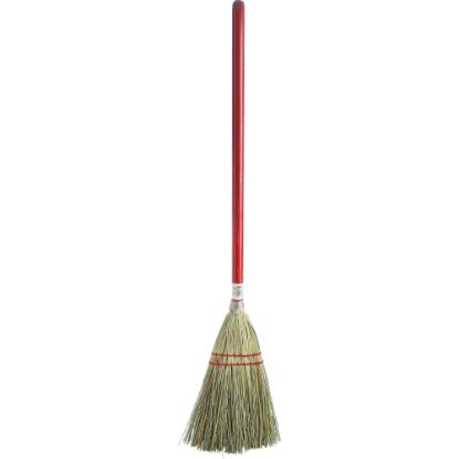 Picture of Genuine Joe Lobby Broom - 24in Handle Length - Wood Handle - 1 Each - Natural