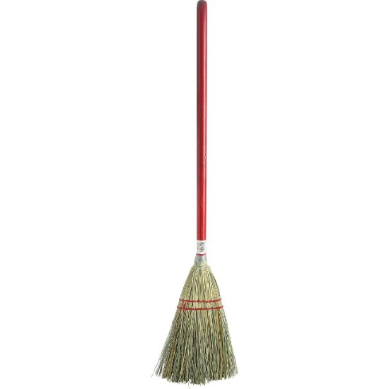 Picture of Genuine Joe Lobby Broom - 24in Handle Length - Wood Handle - 1 Each - Natural