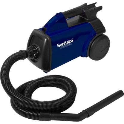 Picture of Sanitaire Professional Extend Canister Vacuum - 2.60 quart - Bagged - Wand, Floor Tool, Upholstery Tool, Crevice Tool, Dusting Brush, Nozzle, Combination Floor Nozzle - 10in Cleaning Width - Carpet, Bare Floor - 20 ft Cable Length - HEPA