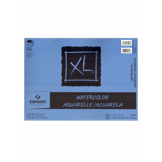 Picture of Canson XL Watercolor Pads, 11in x 15in, 30 Sheets Per Pad, Pack Of 2 Pads