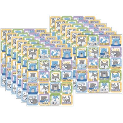 Picture of Eureka Theme Stickers, A Close-Knit Class, 120 Stickers Per Pack, Set Of 12 Packs