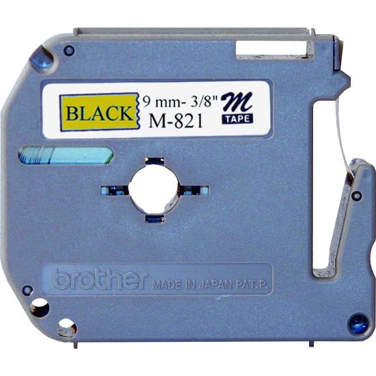 Picture of Brother M-821 Black-On-Gold Tape, 0.38in x 26.2ft