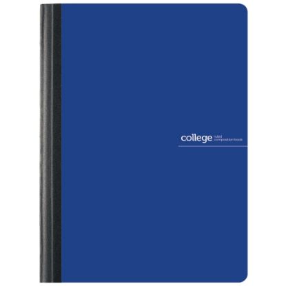 Picture of Office Depot Brand Poly Composition Book, 7-1/2in x 9-3/4in, College Ruled, 80 Sheets, Blue