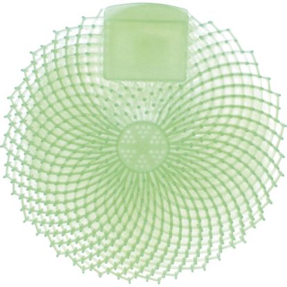 Picture of Genuine Joe Eclipse Anti-Splash Deodorizing Urinal Screen - Anti-splash - 1 Dozen - Green