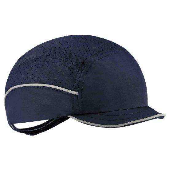 Picture of Ergodyne Skullerz 8955 Lightweight Bump Cap Hat, Micro Brim, Navy