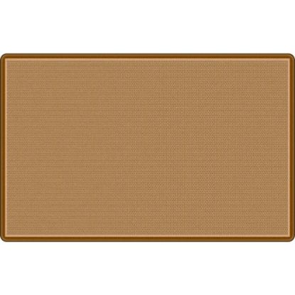 Picture of Flagship Carpets All Over Weave Area Rug, 7ft-1/2ft x 12ft, Tan