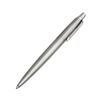 Picture of Parker Jotter Ballpoint Pen, Medium Nib, 0.7 mm, Stainless Steel Barrel, Blue Ink