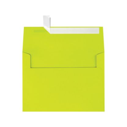 Picture of LUX Invitation Envelopes, A7, Peel & Stick Closure, Wasabi, Pack Of 250