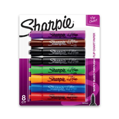 Picture of Sharpie Flip Chart Markers, Assorted, Pack Of 8