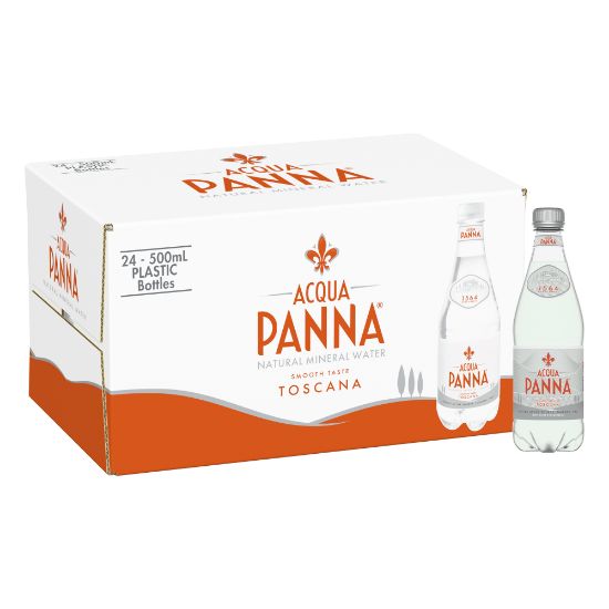 Picture of Acqua Panna Natural Spring Water, 16.9 Oz, Case Of 24 Plastic Bottles