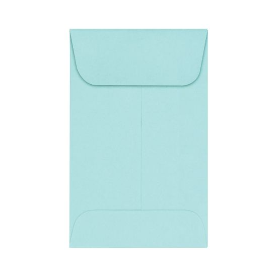 Picture of LUX Coin Envelopes, #1, Gummed Seal, Seafoam, Pack Of 500