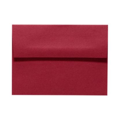 Picture of LUX Invitation Envelopes, A9, Peel & Press Closure, Garnet Red, Pack Of 50