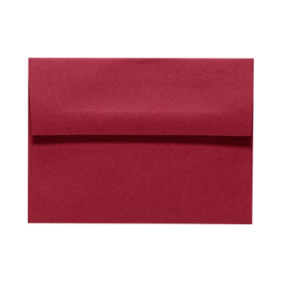 Picture of LUX Invitation Envelopes, A9, Peel & Press Closure, Garnet Red, Pack Of 50