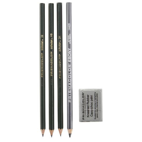 Picture of Prismacolor Design Drawing Pencil Set, 4 Pencils, 1 Eraser