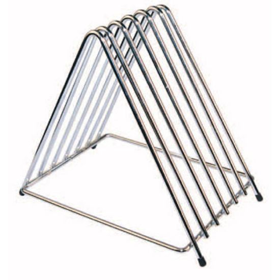 Picture of Winco 6-Slot Cutting Board Rack, Chrome