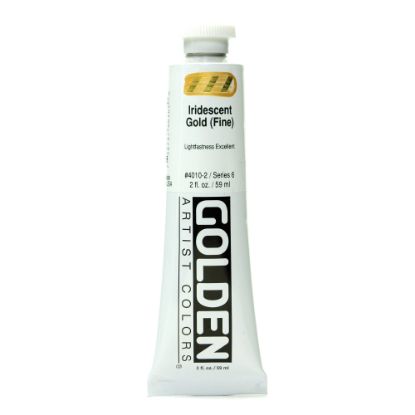 Picture of Golden Acrylic Paint, Fine, 2 Oz, Iridescent Gold