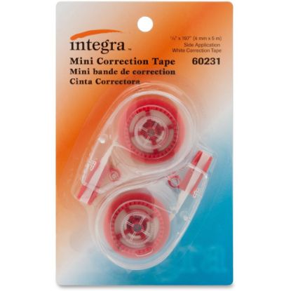 Picture of Integra Resist Tear Correction Tape - 0.20in Width x 16.40 ft LengthSmoke Dispenser - Tear Resistant - 2 / Pack - Smoke