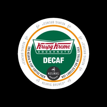 Picture of Krispy Kreme Doughnuts Single-Serve Coffee K-Cup Pods, Decaffeinated, Carton Of 24