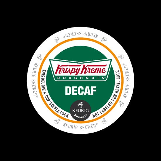 Picture of Krispy Kreme Doughnuts Single-Serve Coffee K-Cup Pods, Decaffeinated, Carton Of 24