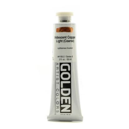 Picture of Golden Acrylic Paint, Coarse, 2 Oz, Iridescent Copper Light