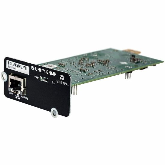 Picture of Vertiv Liebert IntelliSlot Unity - SNMP - Network Card | Remote Monitoring - Data Center Monitoring| Adapter| 10Mb LAN/100Mb LAN |Micro-USB Port