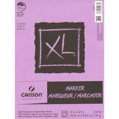 Picture of Canson XL Series Marker Pad, 9in x 12in, 100 Sheets