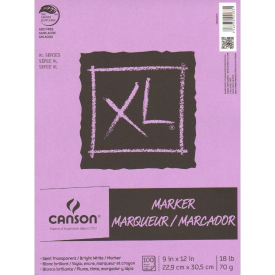 Picture of Canson XL Series Marker Pad, 9in x 12in, 100 Sheets