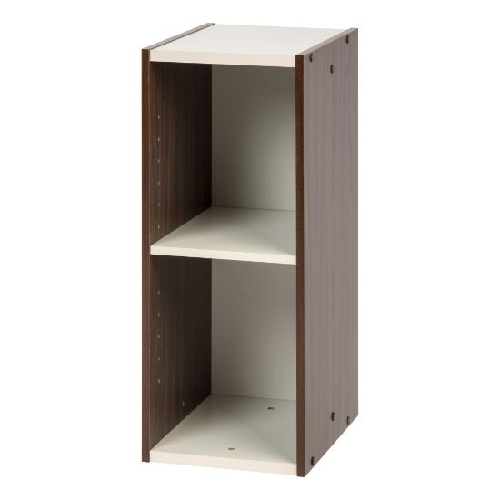 Picture of IRIS Sema 24inH Narrow Space-Saving-Shelf, Walnut Brown