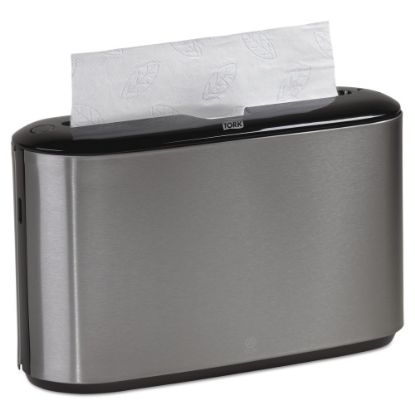 Picture of Tork Xpress Countertop Towel Dispenser, Black/Stainless Steel