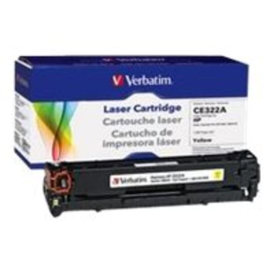 Picture of Verbatim Remanufactured Yellow Toner Cartridge Replacement For HP 128A, CE322A