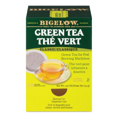 Picture of Bigelow Green Tea Single-Serve Pods, 1.9 Oz, Box Of 18 Pods