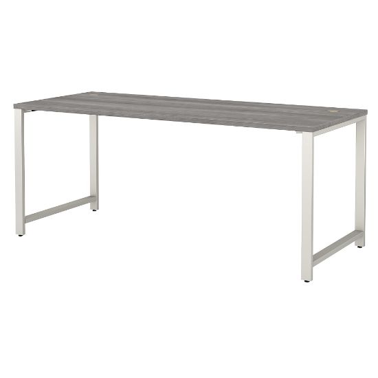 Picture of Bush Business Furniture 400 72inW Table Computer Desk, Platinum Gray, Standard Delivery