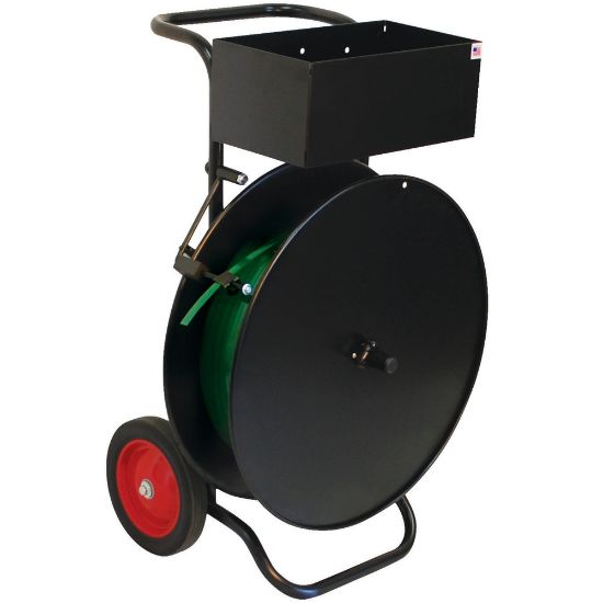 Picture of Partners Brand SC51 Economy Strapping Cart, 39-3/4inH x 25-1/4inW x 19-1/2inD, Black