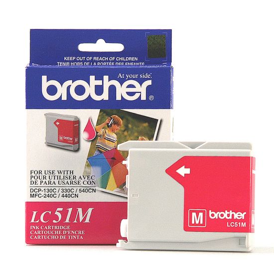 Picture of Brother LC51 Magenta Ink Cartridge, LC51M