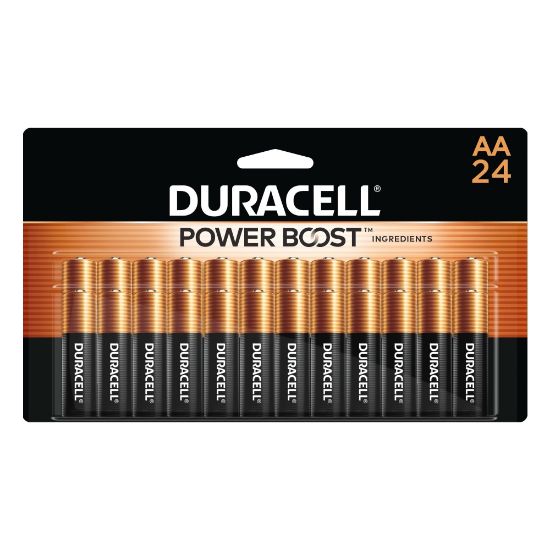 Picture of Duracell Coppertop AA Alkaline Batteries, Pack Of 24