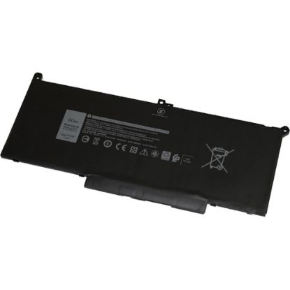 Picture of V7 Replacement Battery for Selected DELL Laptops - For Notebook - Battery Rechargeable - 7894 mAh - 7.6 V DC