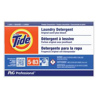 Picture of Tide Professional Powder Laundry Detergent Plus Bleach, Original Scent, 1.4 Oz, Carton Of 156 Boxes