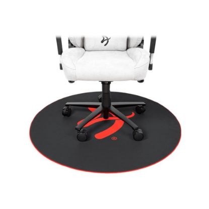 Picture of Arozzi Zona Floor Pad - Chair, Floor - 0.120in Thickness x 47.60in Diameter - MicroFiber, Rubber - Red