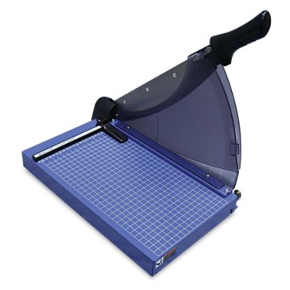 Picture of United Professional Guillotine Paper Trimmer, T14P, 14in, Blue