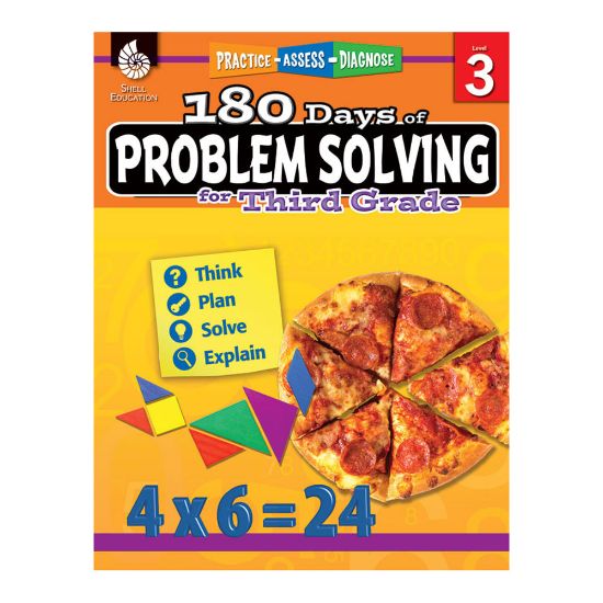 Picture of Shell Education 180 Days Of Problem Solving, Grade 3