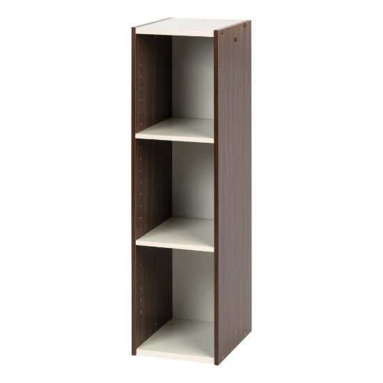 Picture of IRIS 35inH Space-Saving-Shelf, Walnut Brown