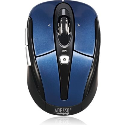 Picture of Adesso iMouse S60L Wireless RF Programmable Nano Optical Mouse, Blue