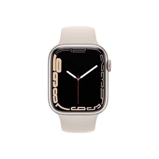 Picture of Apple Series 7 Smart Watch, 45mm, Starlight Aluminum