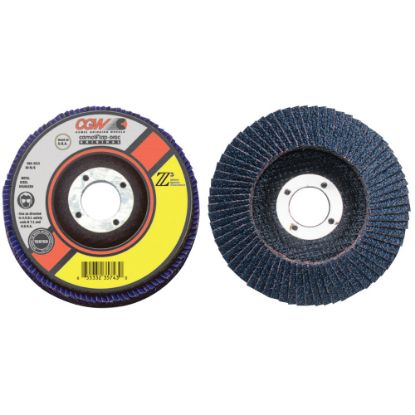 Picture of Flap Discs, Z3 -100% Zirconia, XL, 4 1/2in, 60 Grit, 5/8 Arbor, 13,300 rpm, T27