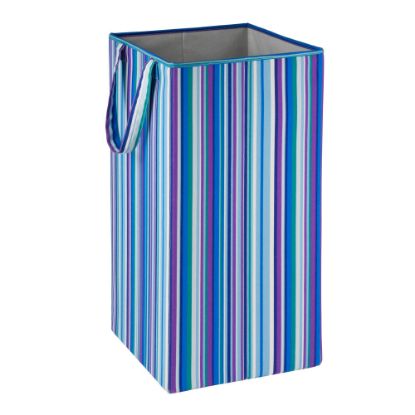 Picture of Honey-Can-Do Square Hamper, 23 5/8in, Blue/Purple