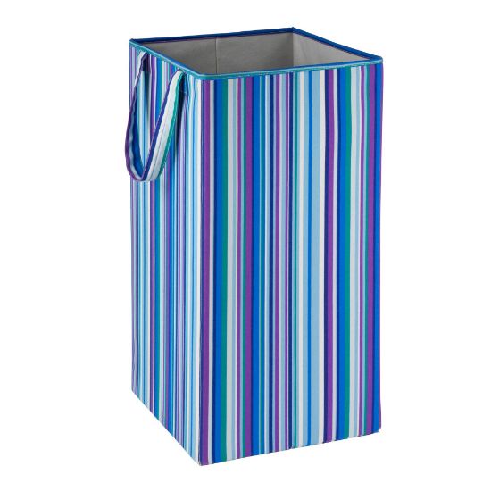 Picture of Honey-Can-Do Square Hamper, 23 5/8in, Blue/Purple