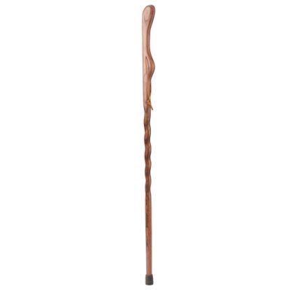 Picture of Brazos Walking Sticks Hitchhiker Twisted Oak Walking Stick, 55in, Red